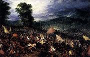 Jan Brueghel The Battle of Issus oil
